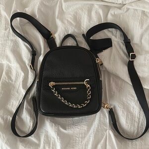 Michael Kors Elliot Extra-Small Pebbled-Leather Backpack